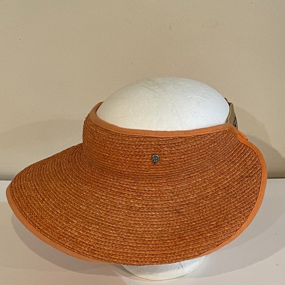 Helen Kaminski Mai Raffia Visor Hat - Picture 9 of 10